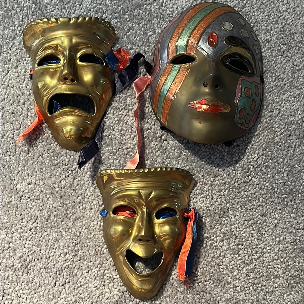 Colorful Decorative Masks Set